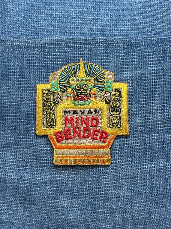 Mayan Mind Bender Collectable Patch: Bright Multi… - image 1