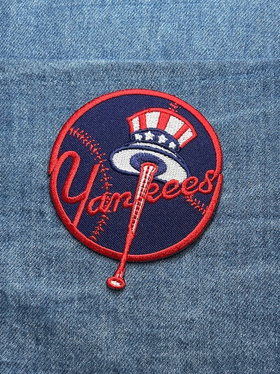 Yankees Collectable Patch: Red White Blue Circle … - image 1