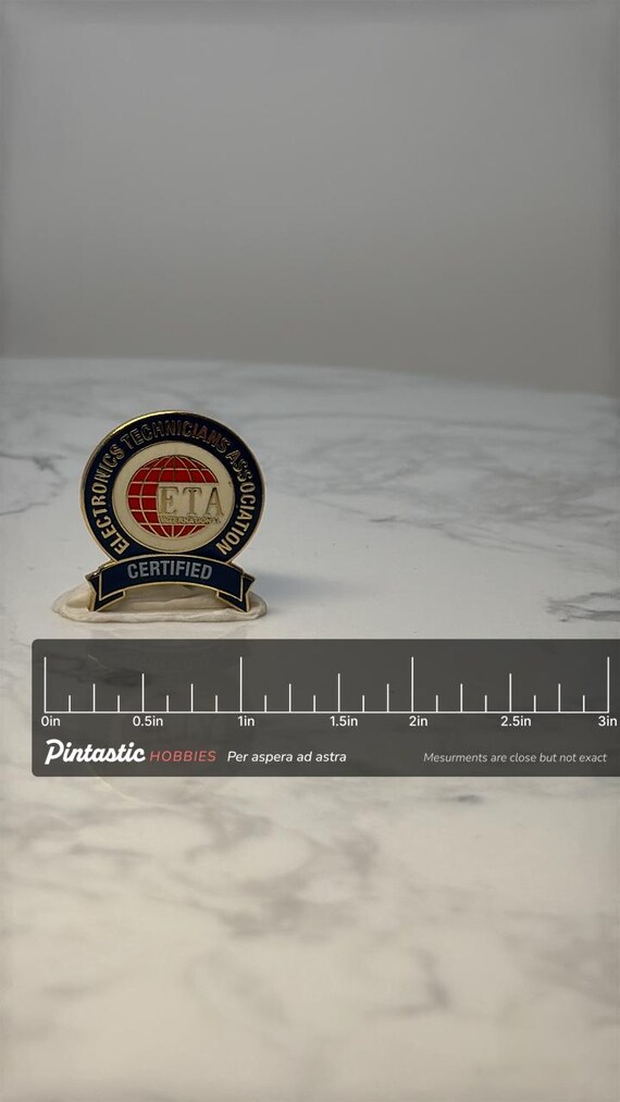 Vintage Electronics Technicians Association Pin: … - image 2