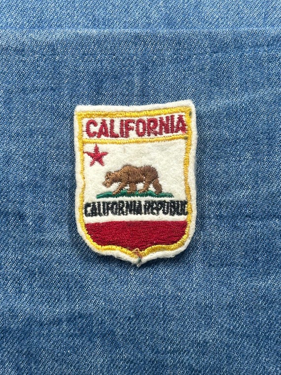 California State Flag Collectable Patch: Shield F… - image 1
