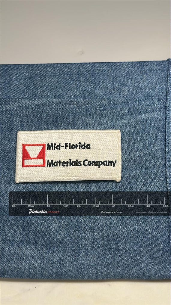 Mid-Florida Materials Collectable Patch: White & … - image 2