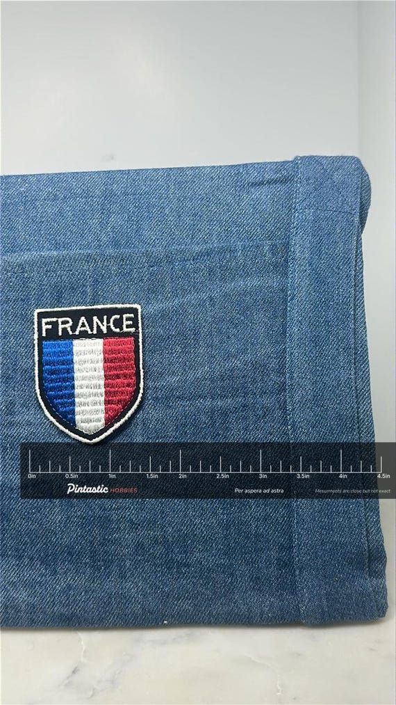 France Flag Collectable Patch: Shield Tricolor - … - image 2