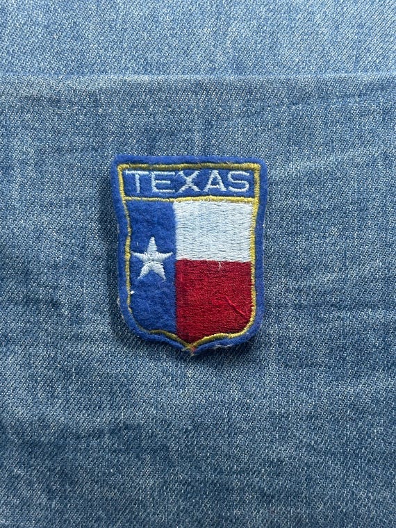 Texas State Flag Collectable Patch: Shield Style … - image 1