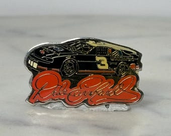 Nascar #3 Dale Earnhardt: esmalte preto e vermelho - acessório colecionável da Nascar