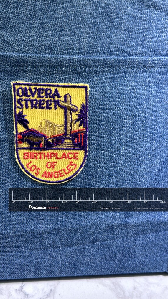 Olvera Street Collectable Patch: Sew-On Yellow-Pu… - image 2