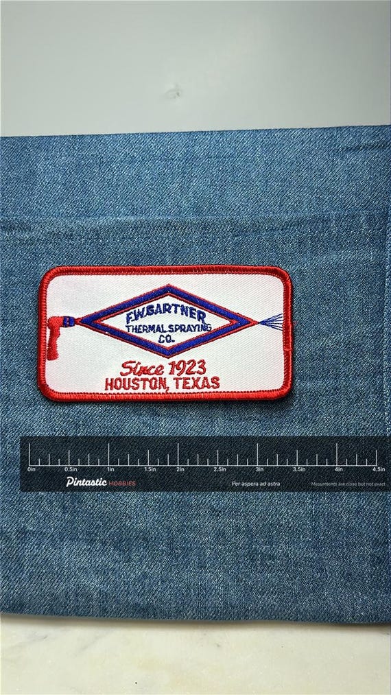 F.W. Gartner Collectable Patch: Red White Blue - … - image 2