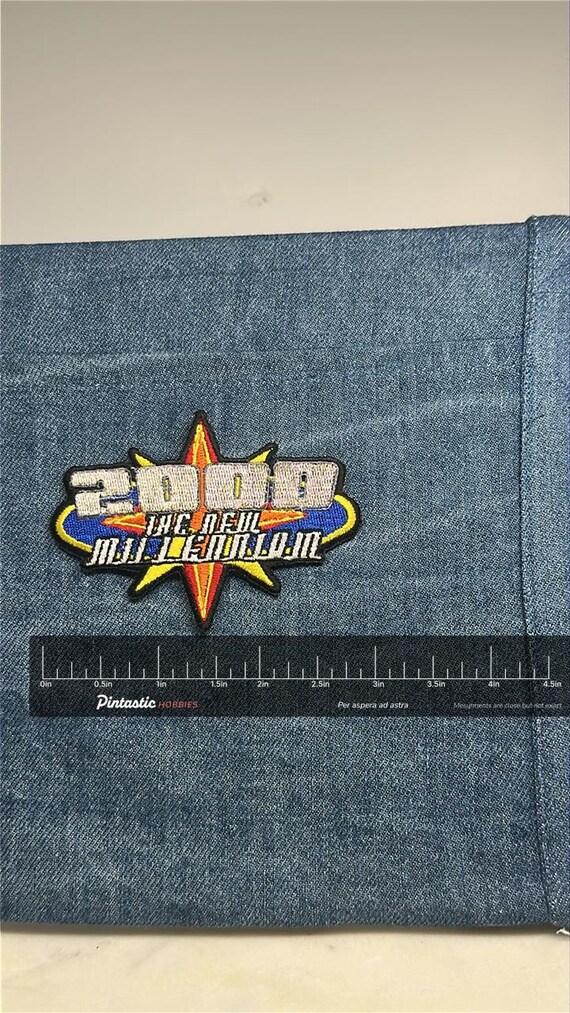 2000 Millennium Collectable Patch: Metallic Silve… - image 2