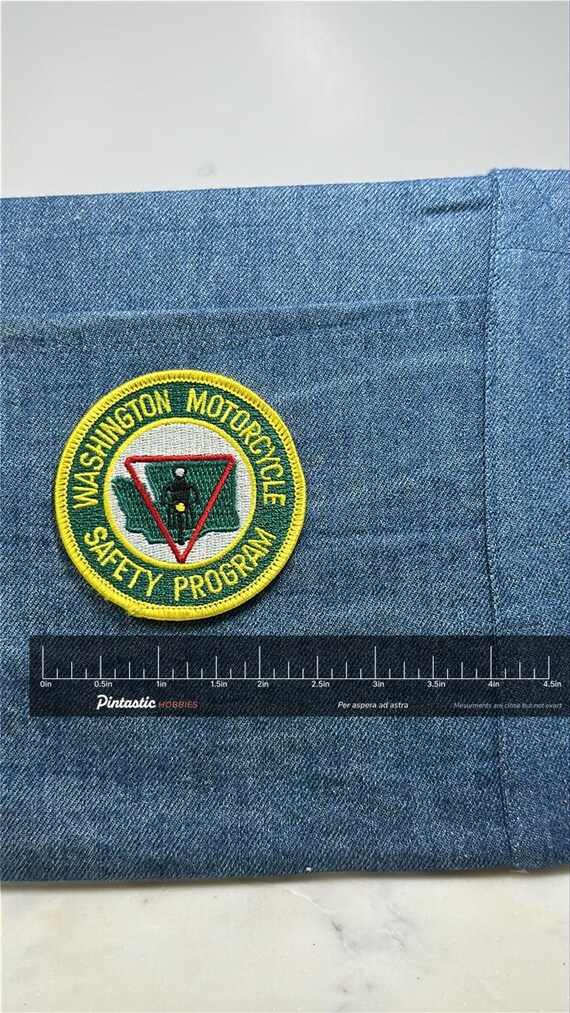 WA Motorcycle Safety Collectable Patch: Green - S… - image 2