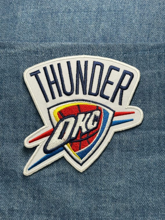 OKC Thunder Collectable Patch: Bold Multicolor Lo… - image 1