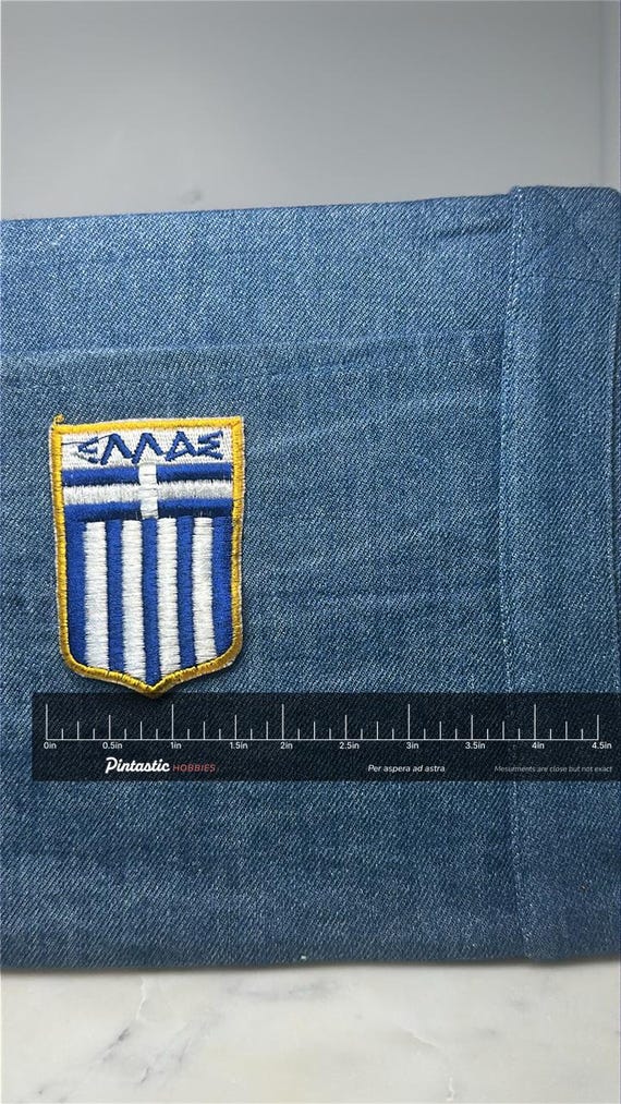 Greece Samos Collectable Patch: Blue Shield - Gre… - image 2