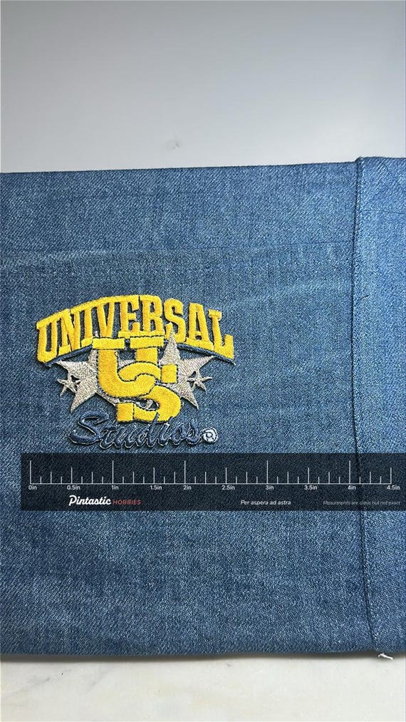 Universal Studios Collectable Patch: Yellow & Sil… - image 2