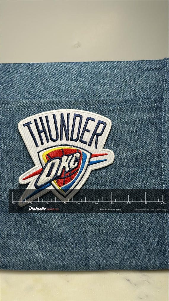OKC Thunder Collectable Patch: Bold Multicolor Lo… - image 2