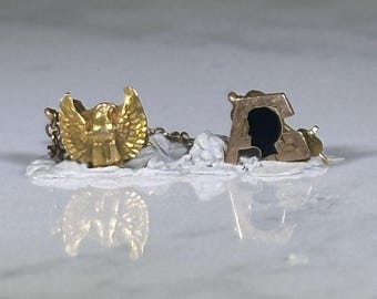 チェコスロバキア軍制服バッジ 信号レーダー通信ピン 翼付き - Etsy 日本