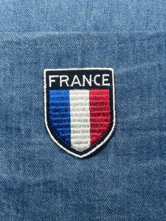 France Flag Collectable Patch: Shield Tricolor - … - image 1