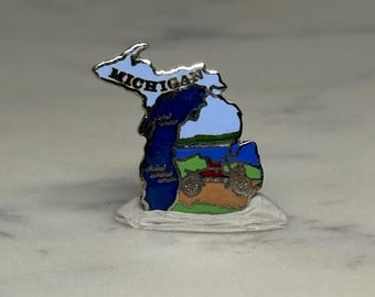 ヴィンテージミシガンタイタック。アメリカーナ、コレクターズアイテム