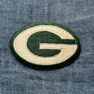 Lot Of 4 Green Bay Packers Iron-On Embroidered Patches – NFL Football