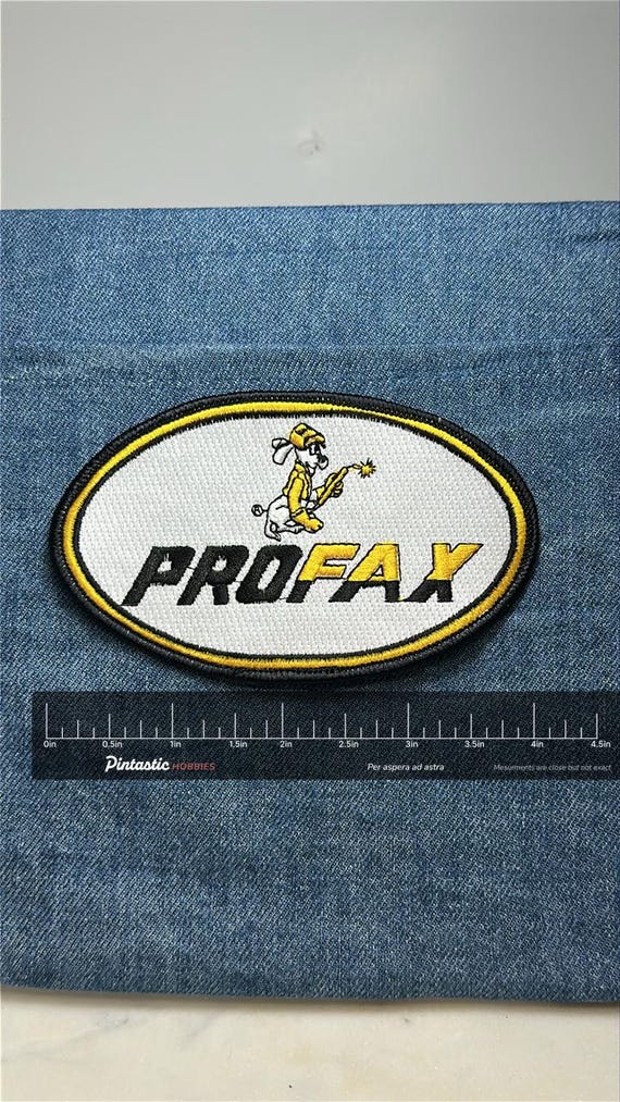 Profax Collectable Patch: Oval Black Yellow White… - image 2