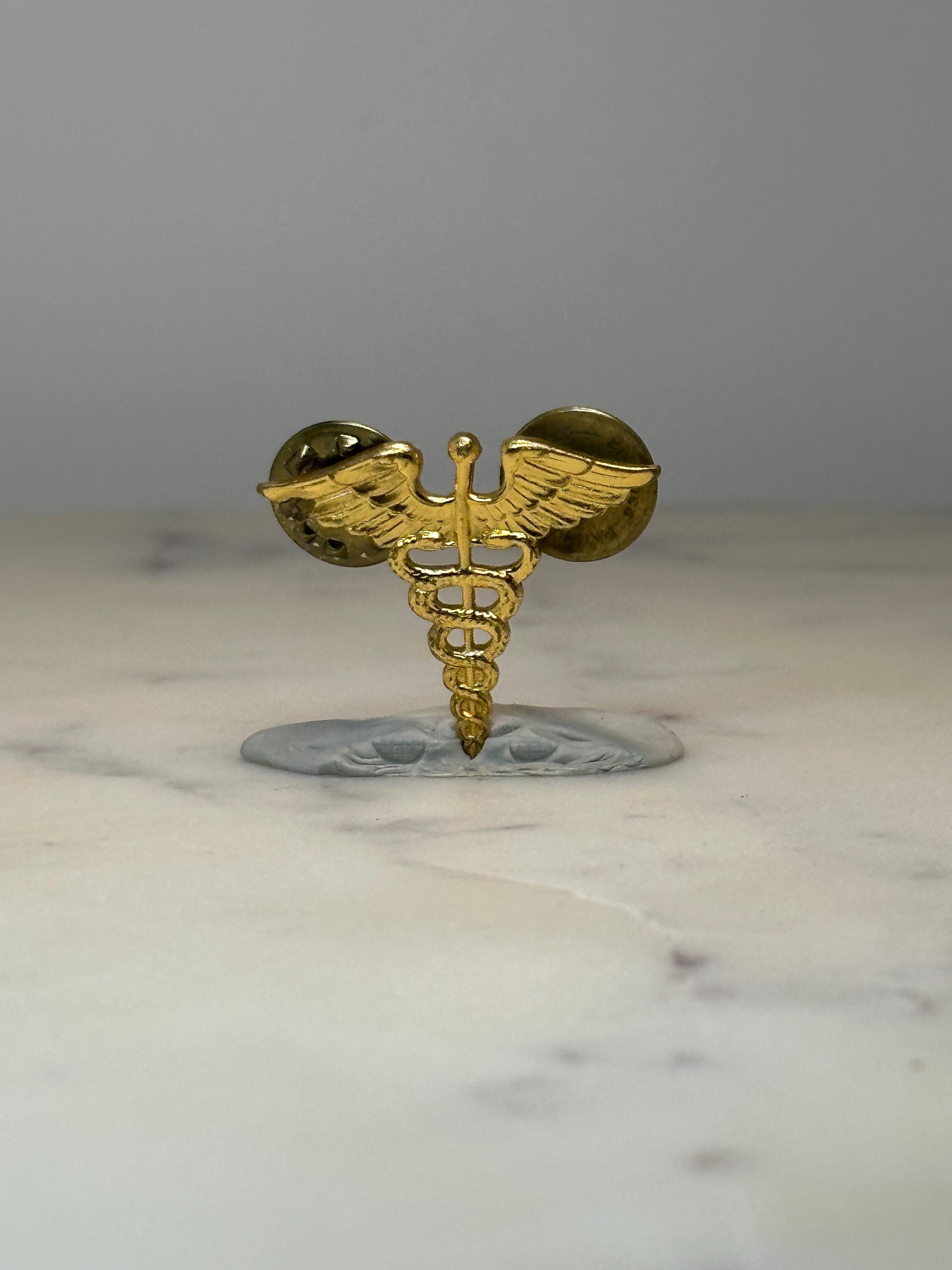 Medical Caduceus Pin - Etsy