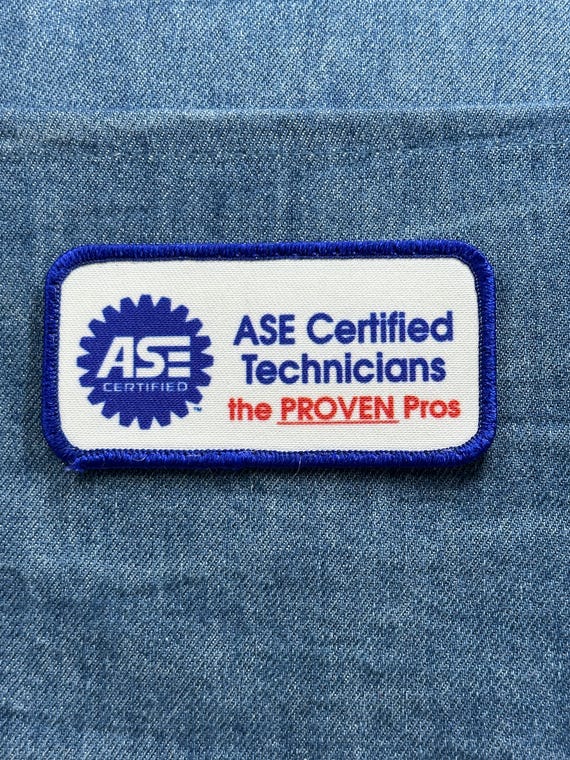 ASE Certified Technicians Patch: Blue Logo - Auto… - image 1