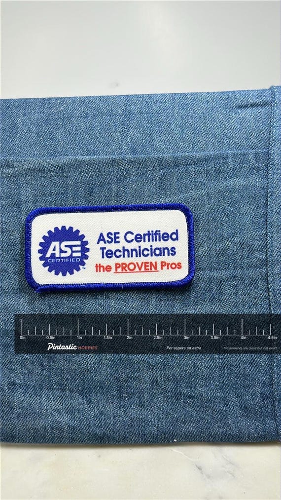 ASE Certified Technicians Patch: Blue Logo - Auto… - image 2