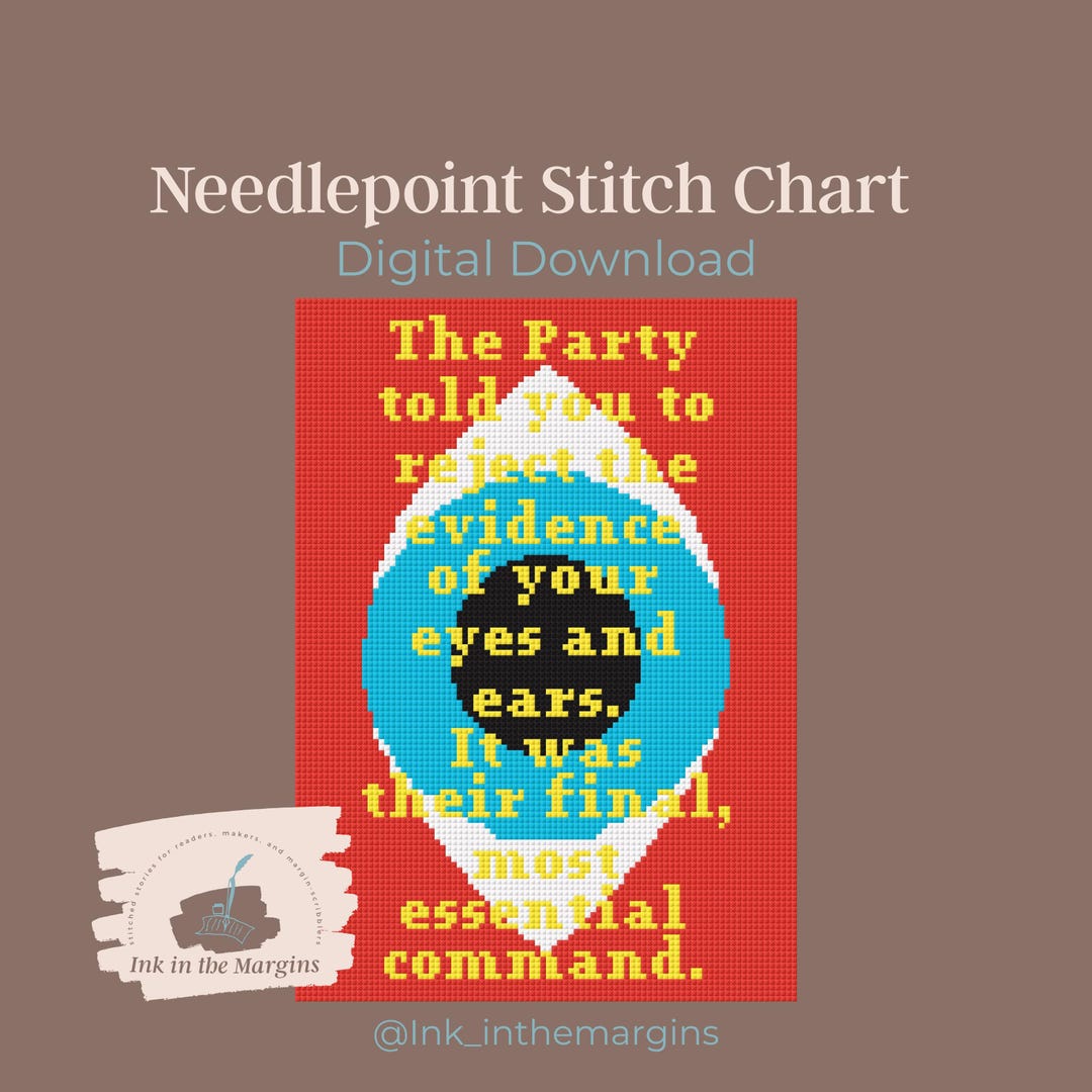 Finale Command Chart The Final Command: 1984 Needlepoint Chart | PDF Chart/instant Download ...