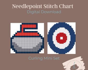 Curling Nadelspitze Taschenanhänger Muster | Sofortiger Download/PDF als Stickanleitung