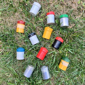 Vintage Metal Film Canisters