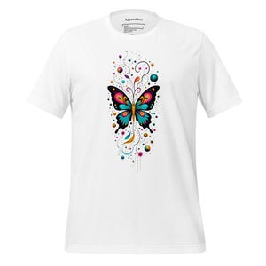 Kaleidoscope Butterfly Dream Tee – Vibrant Abstract Butterfly Art – Surreal Nature-Inspired T-Shirt