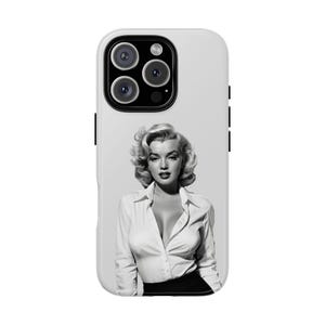Marilyn M Phone Case, Vintage Phone Cover, Tough Case, Celebrity Gift, Hollywood Decor, Retro Style