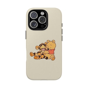 Phone Case, Winnie the Pooh Disney Inspired Tough Case, Pooh Bear Protective Cover, Piglet Tigger Eeyore, Cute Cartoon Phone Accessories,