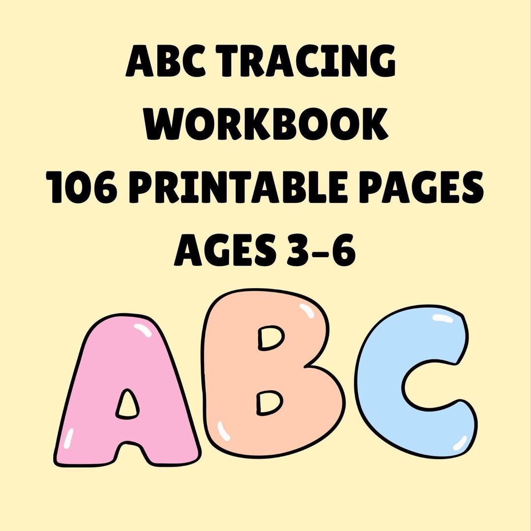 Alphabet Tracing Worksheets Printable | ABC Practice Pages | Preschool ...