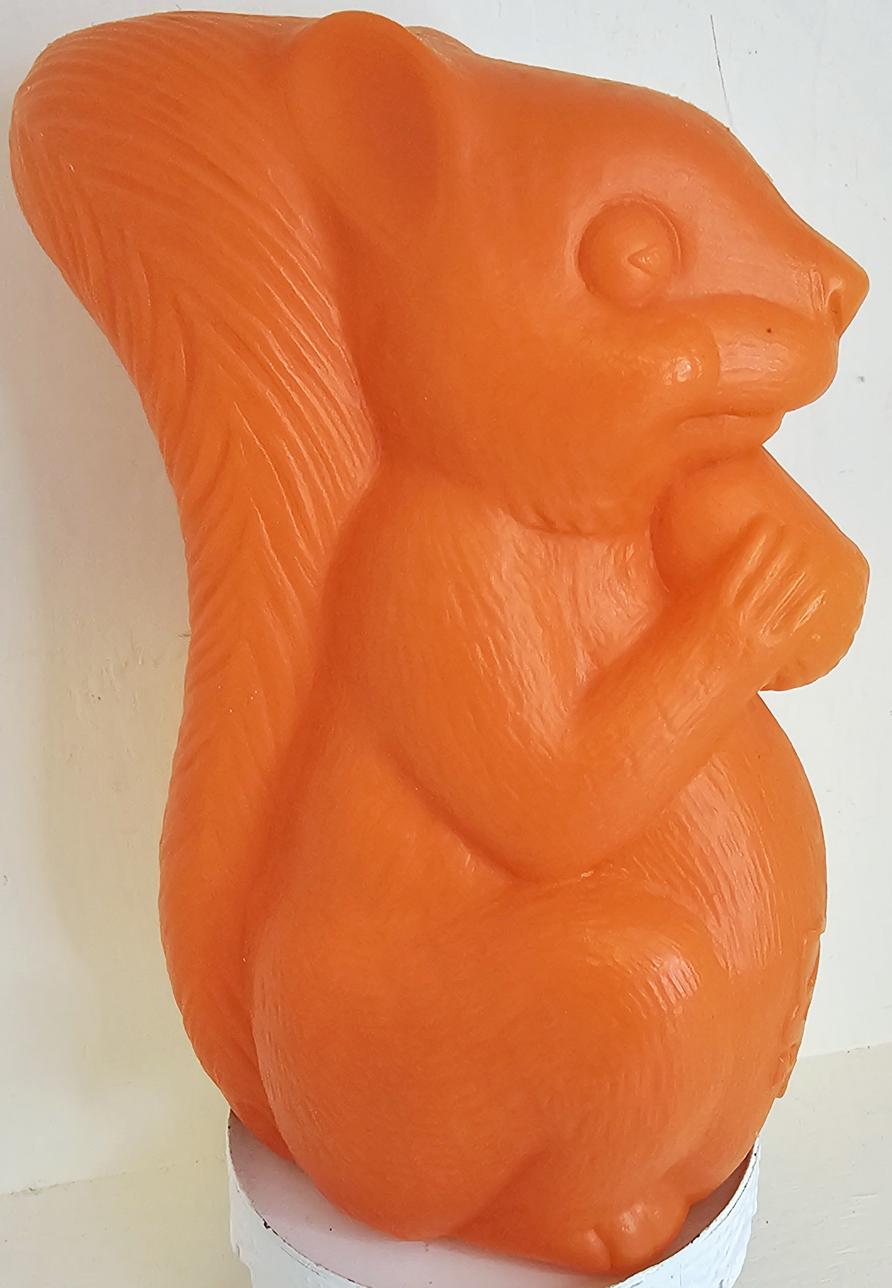Vintage Orange Squirrel Piggy Bank Savings Bank Tasmania Coin Bank