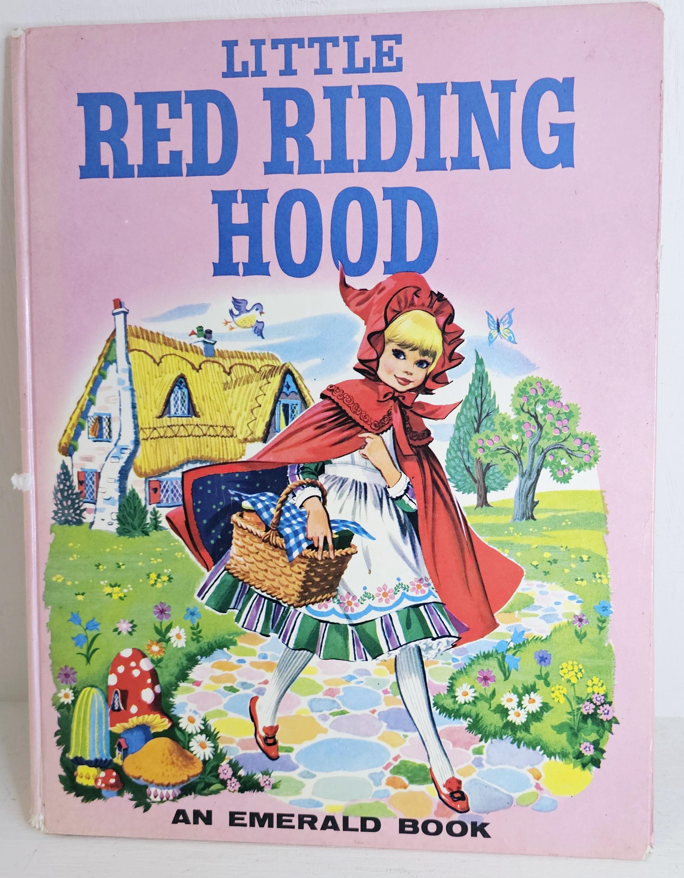 Vintage Little Red Riding Hood Story Book an Emerald Book 1960s