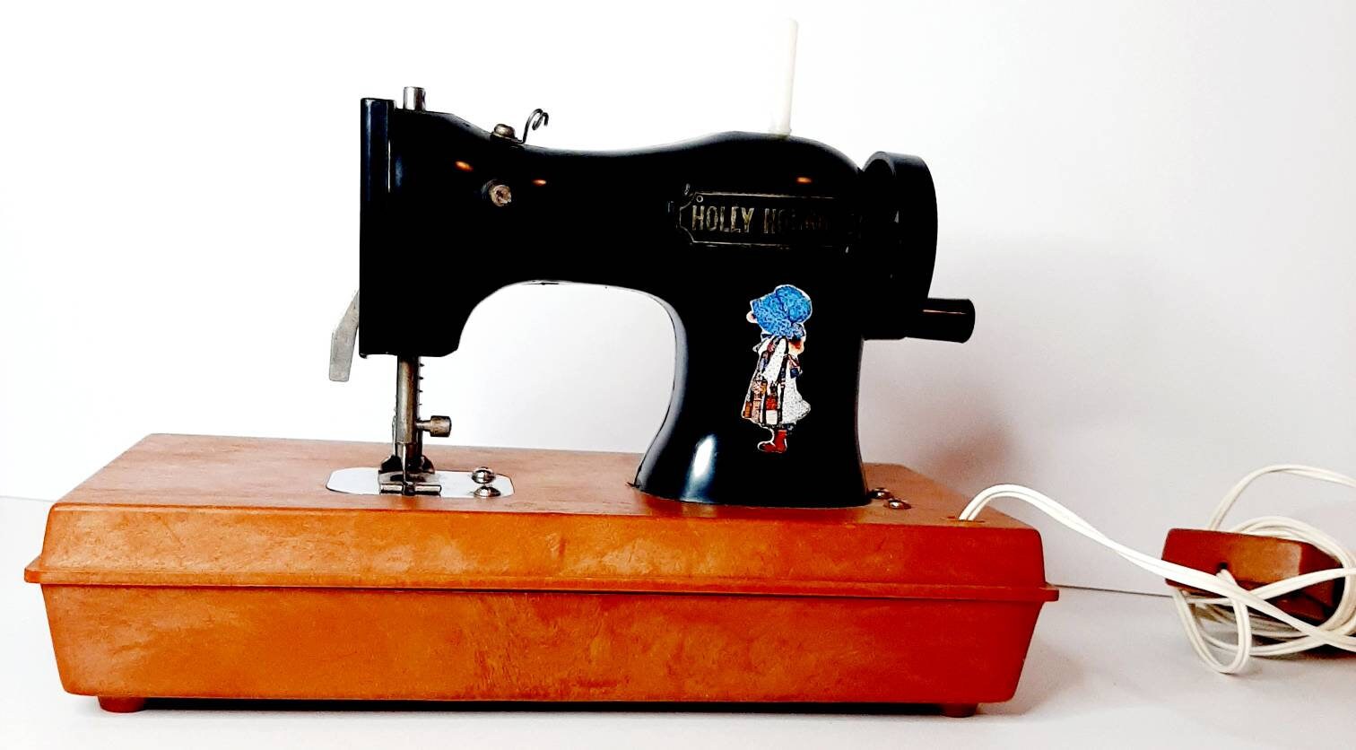 Toy Sewing Machine Vintage 1970s Holly Hobbie Black Brown Etsy