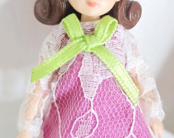 ヴィンテージ リカちゃん ミニチュア 1970年代 復刻版 ブルネット
