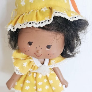 Vintage Kenner Strawberry Shortcake Orange Blossom doll Party Pleaser complete outfit dress hat attached maryjane shoes