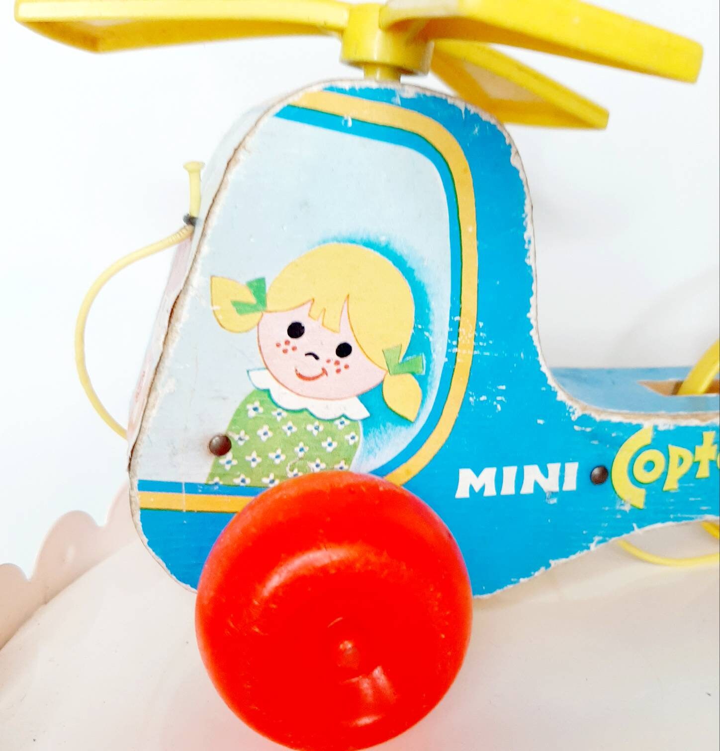 vintage Fisher price ハッピーリトルヘリコプター vintage Fisher price ハッピーリトルヘリコプター
