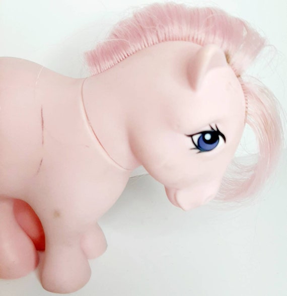 Vintage G1 1982 Cotton Candy My Little Pony Original 6 Pink Pony