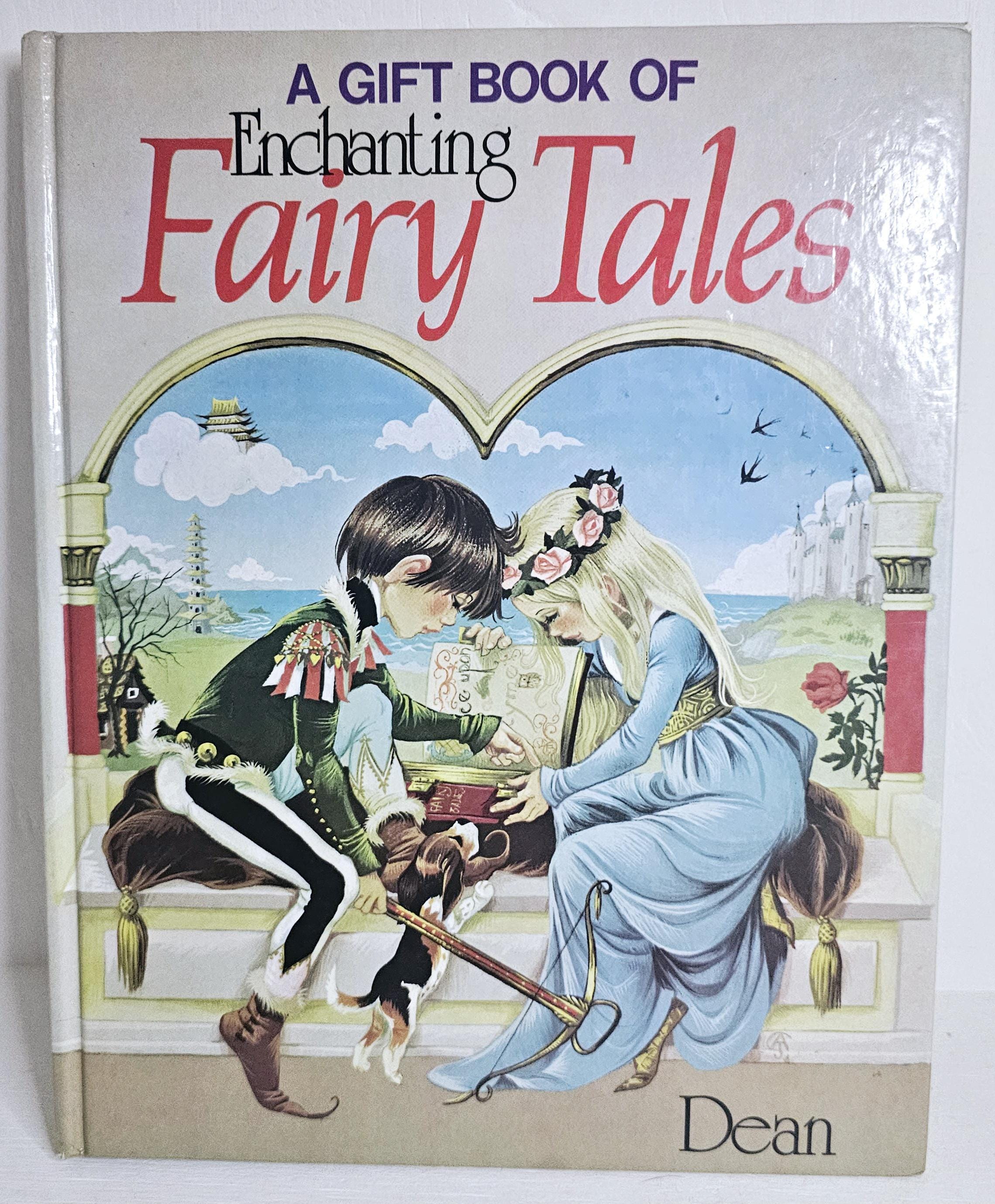 Vintage Deans Gift Book of Enchanting Fairytales Illustrated Hard