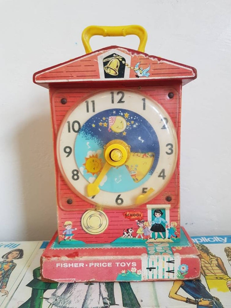 fisher price musical clock