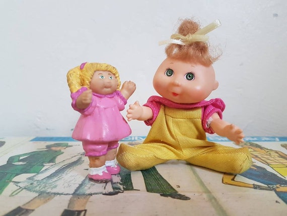 Vintage Cabbage Patch Kid Mini 80s 90s Doll Pair Baby Preemie Etsy