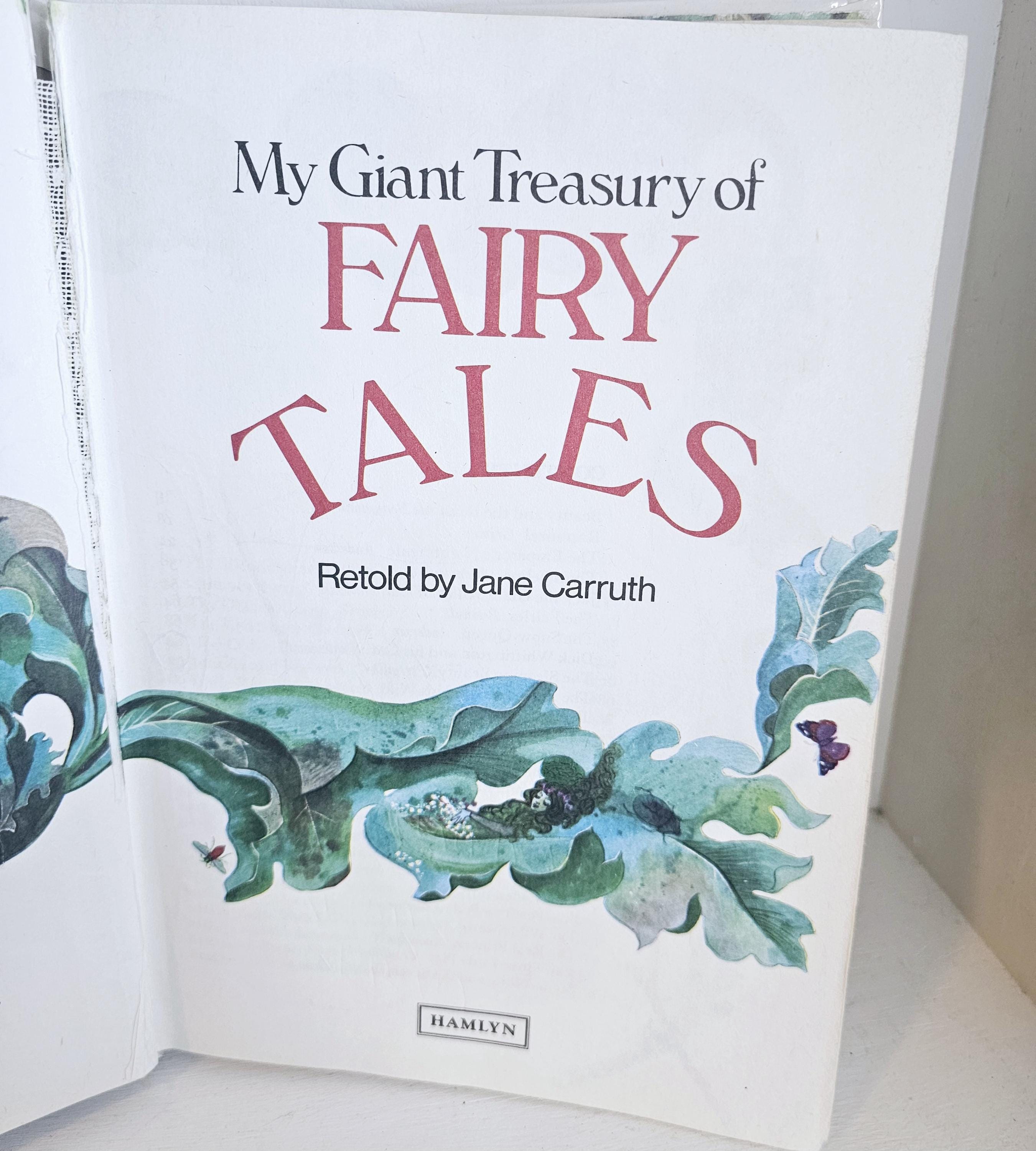 Vintage My Giant Treasury of Fairytales Hard Cover Picture Book