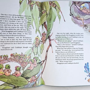 Snugglepot y Cuddlepie vintage Conoce al Sr. Lizard May Gibbs Gumnut Babies Libro de cuentos ilustrados de tapa dura Serie Young Australia imagen 8