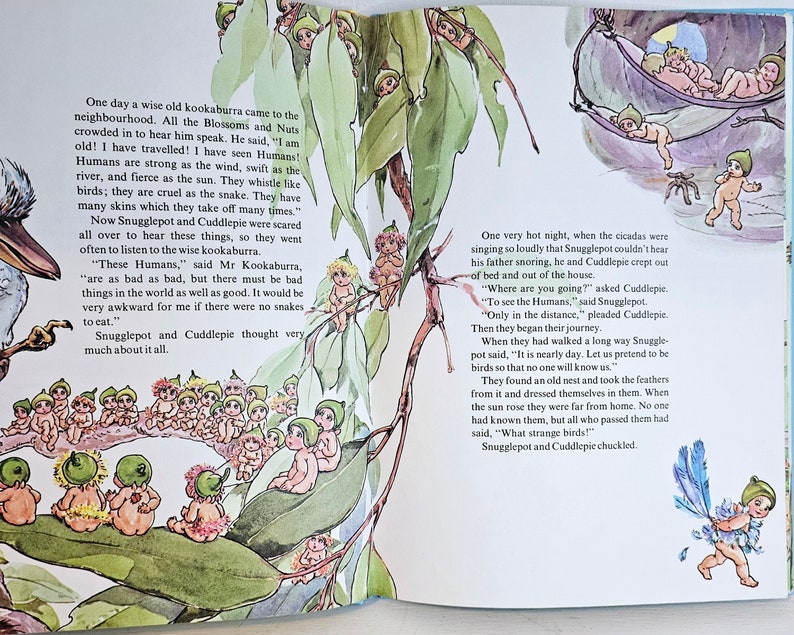Snugglepot y Cuddlepie vintage Conoce al Sr. Lizard May Gibbs Gumnut Babies Libro de cuentos ilustrados de tapa dura Serie Young Australia imagen 8