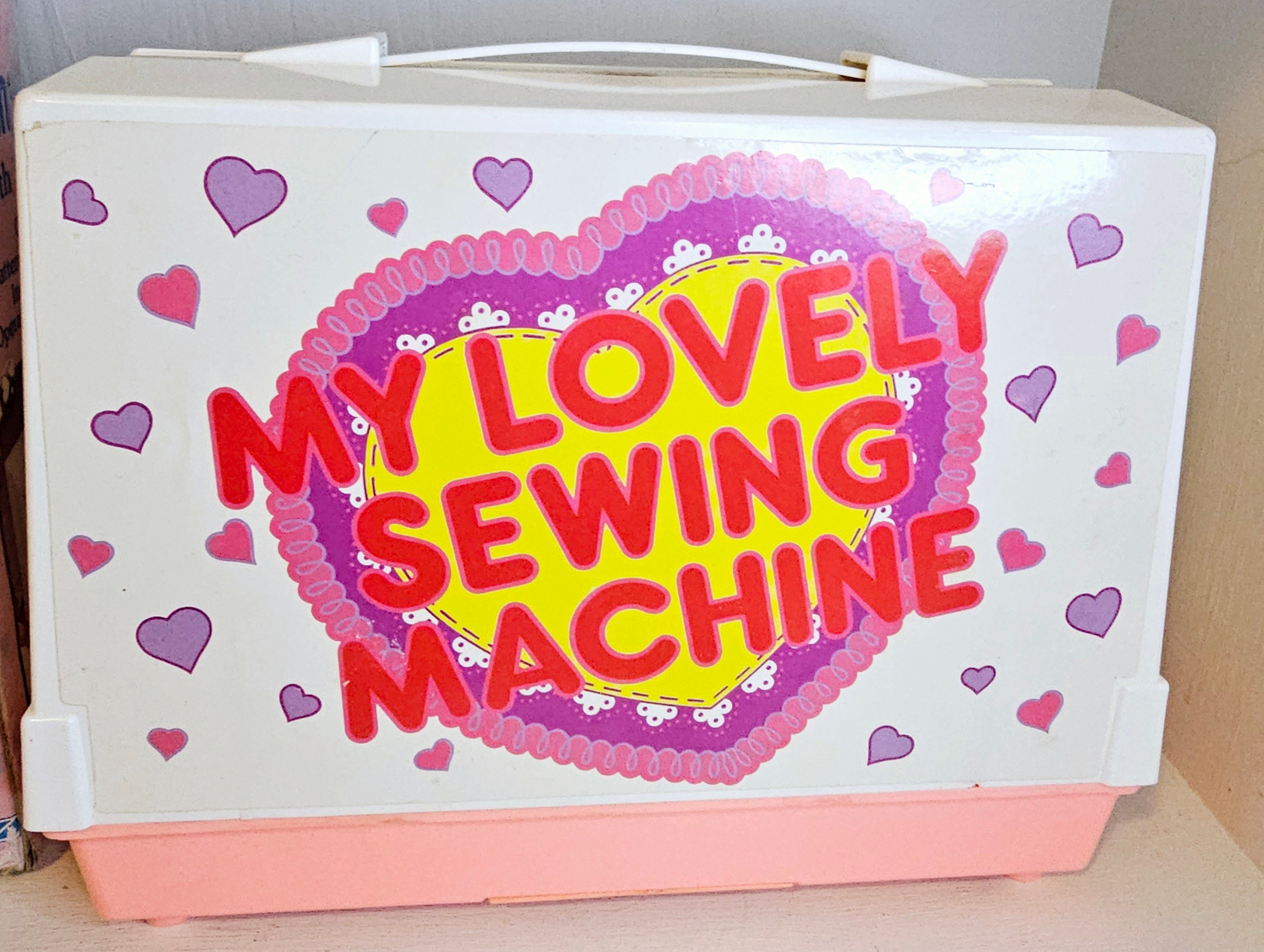 Vintage Candy Pink My Lovely Sewing Machine Pedal Battery Operated