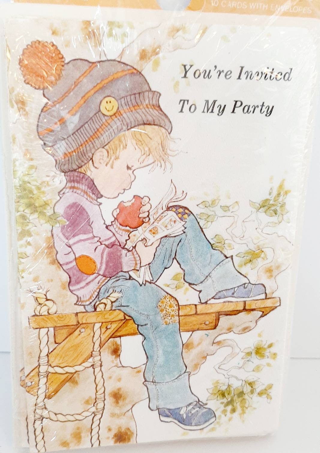 Vintage Sarah Kay Party Invitations Cards Envelopes Stationery Tomboy  Treehouse Valentine New Old Stock Ephemera Original Package Lot of 6 - Etsy