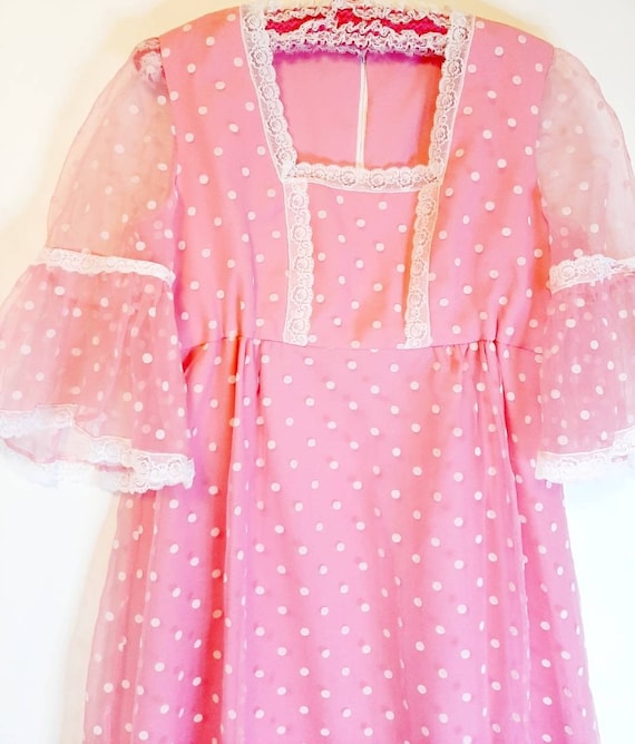pastel polka dot dress Pastel Polka Dot Smocked Midi Dress Madida Clothing