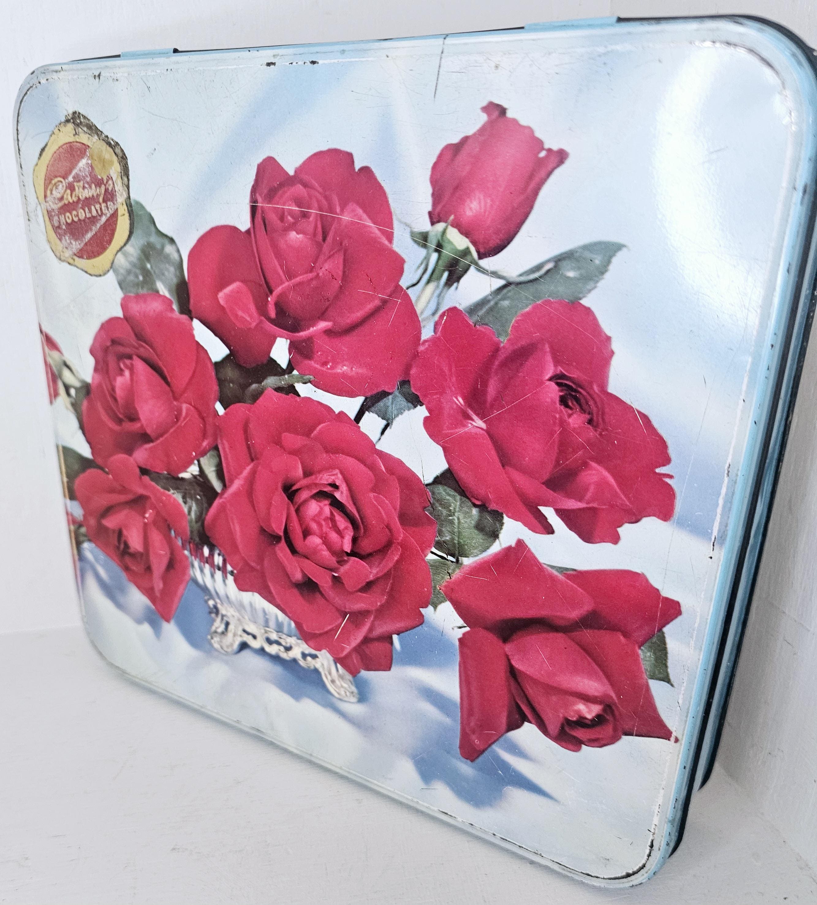 レトロ ヴィンテージ 空き缶 薔薇 イギリス製 Barker&Dobson レトロ ヴィンテージ 空き缶 薔薇 イギリス製 Barker&Dobson