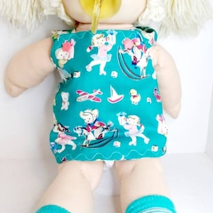 Mattel My Child Cabbage Patch Kid Baby Born pinafore dress reversible Retro kids toys and paisley print cotton baby doll clothes Hand made