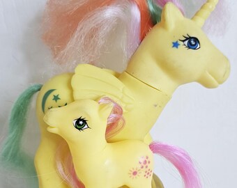 Vintage G3 My Little Pony Sparkleworks and Skootaloo Pink Purple